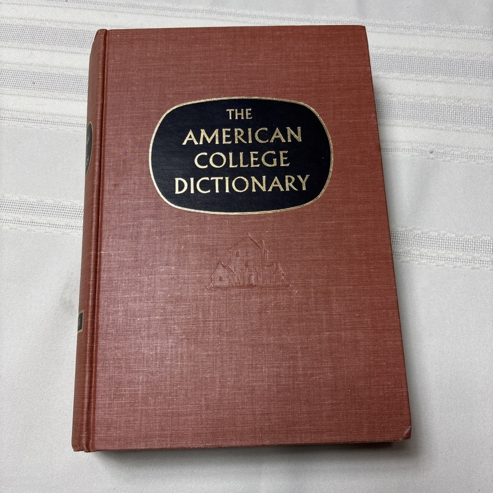 The American College Dictionary 1963 Random House Vintage Book